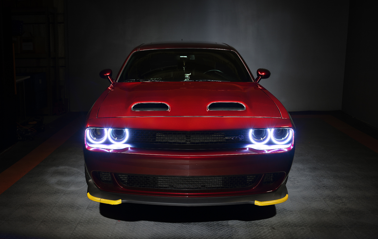 3990-332 - 2015-2021 Dodge Challenger ORACLE Dynamic ColorSHIFT Headlight Halo Kit - Surface Mount